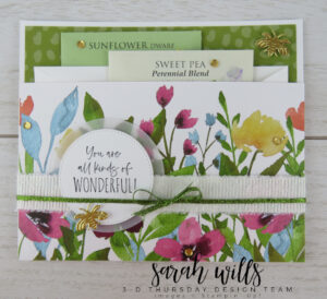 Stampin' Up! Envelope Seed Packet Holder Gift Mothers Day Teacher