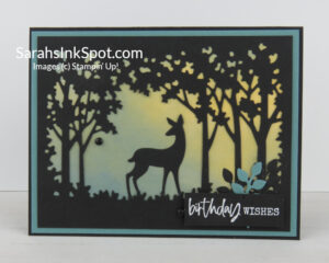 Stampin' Up! Deer Grove Moonlit Silhouette Masculine Birthday Card