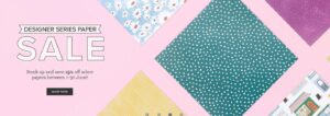 Stampin' Up! Designer Series Paper Sale DSP June 2023