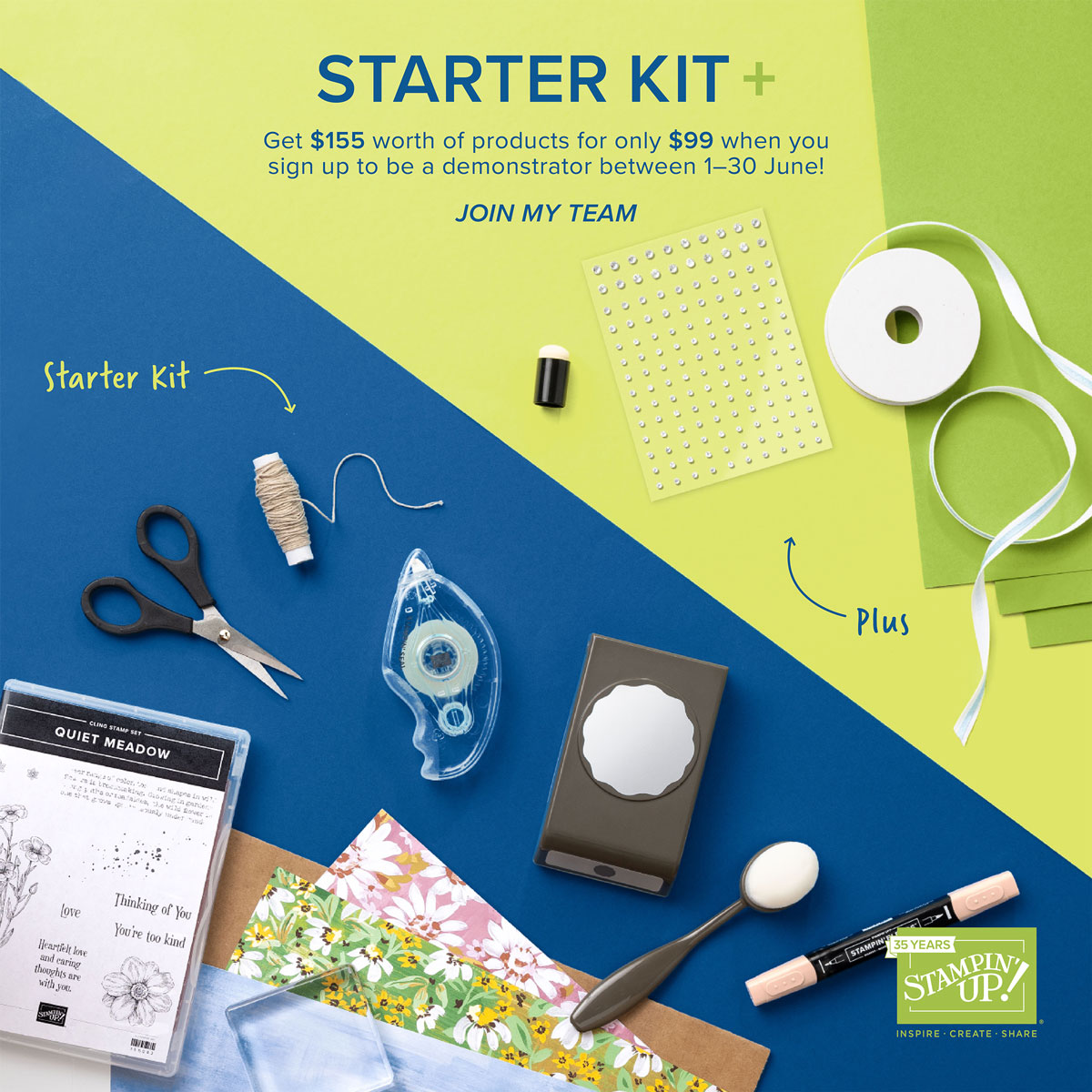 Stampin' Up! Starter Kit Offer June 2023