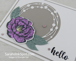 Stampin' Up! Irresistible Blooms Hello Card