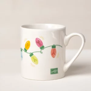 Stampin' Up! Branded Merchandise Logo Falalala Mug Duo Holiday LIghts