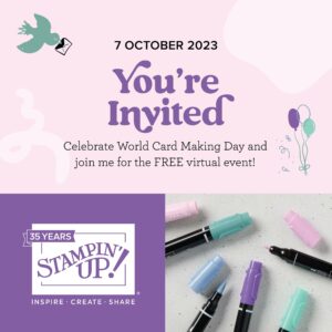 Stampin' Up! Free World Card Making Day Virtual Online Event
