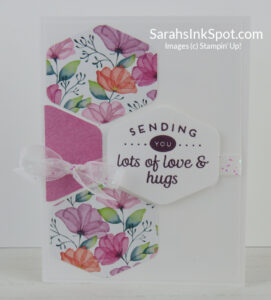 Stampin' Up! Delightful Floral Heartfelt Hexagon Card