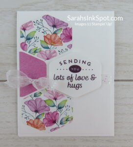 Stampin' Up! Delightful Floral Heartfelt Hexagon Card