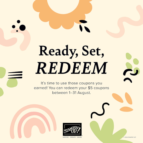 Stampin' Up! Bonus Days Sale Special Earn Redeem