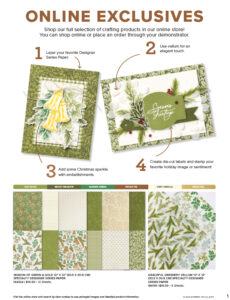 Stampin' Up! Online Exclusives Season of Green & Gold