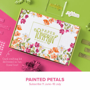 Stampin' Up! Paper Pumpkin Kit July 2024 Painted Petals