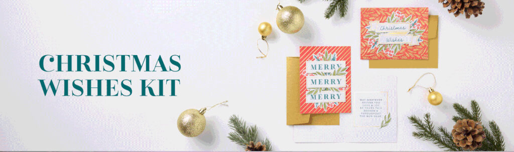 Stampin' Up! Kits Collection Christmas Wishes Foil Card Kit