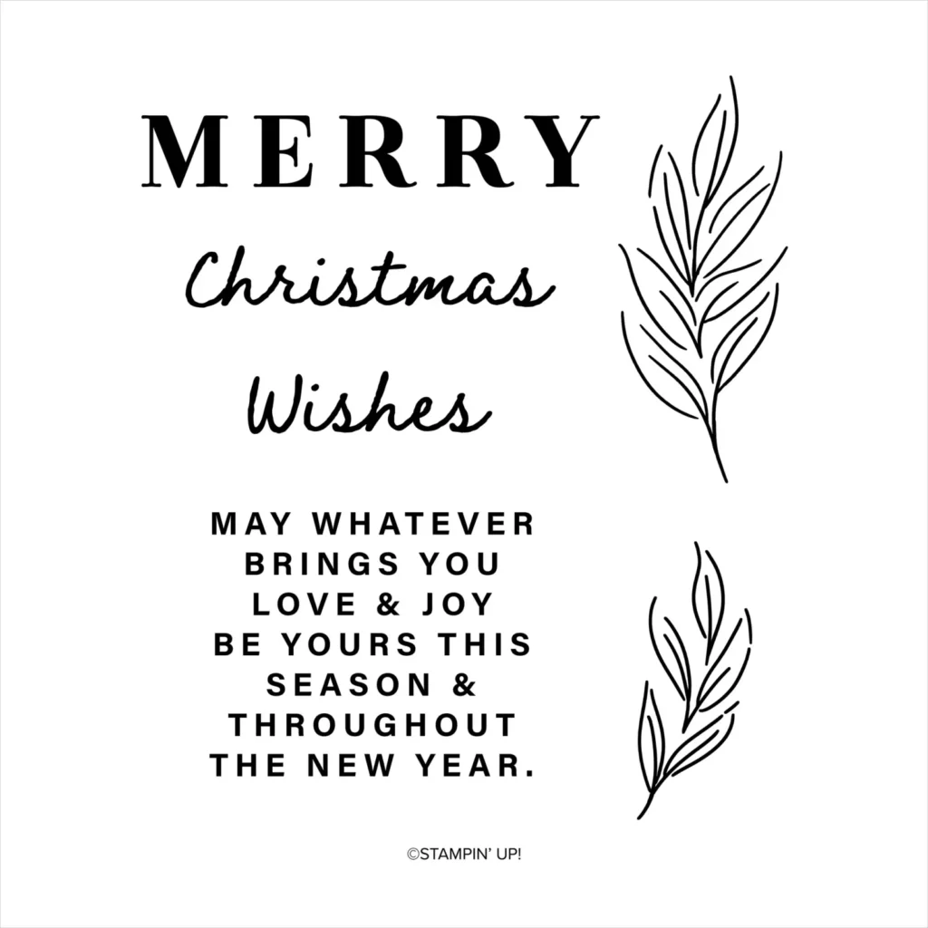 Stampin' Up! Kits Collection Christmas Wishes Foil Card Kit