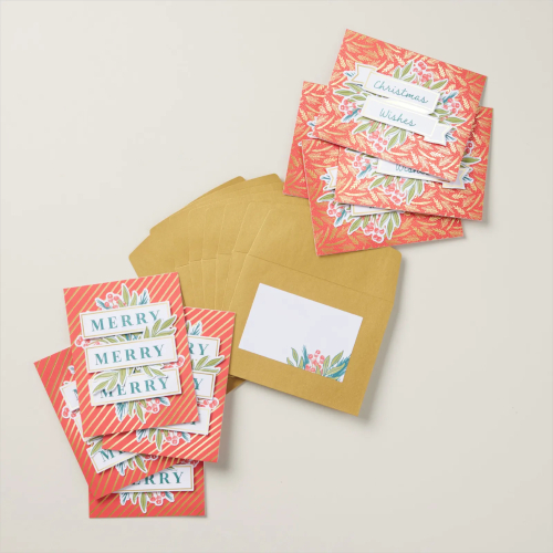 Stampin' Up! Kits Collection Christmas Wishes Foil Card Kit