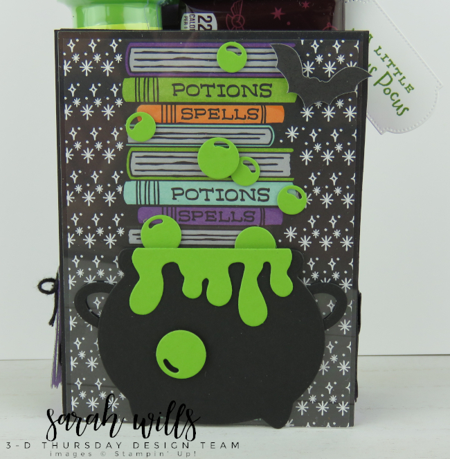 Stampin' Up! 3D Thursday Halloween Door Knob Handle Treat Holder Box