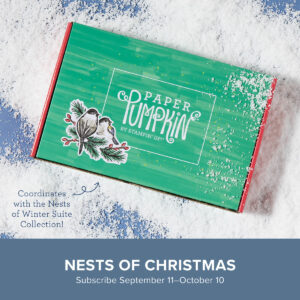 Stampin' Up! Paper Pumpkin Nests of Christmas Winter October 2024