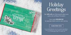 Stampin' Up! Paper Pumpkin Nests of Christmas Winter October 2024 New Subscriber gets 40% Off