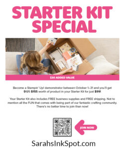 Stampin' Up! Starter Kit Special Join and get $56 in Free Product
