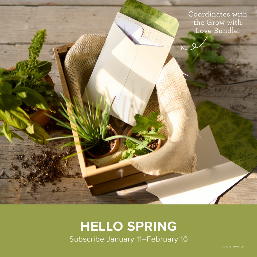 Paper Pumpkin February 2025 Hello Spring Monthly Card Kit