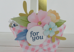 Stampin' Up! 3D Thursday Easter Basket Eggs Wildflower Birthday