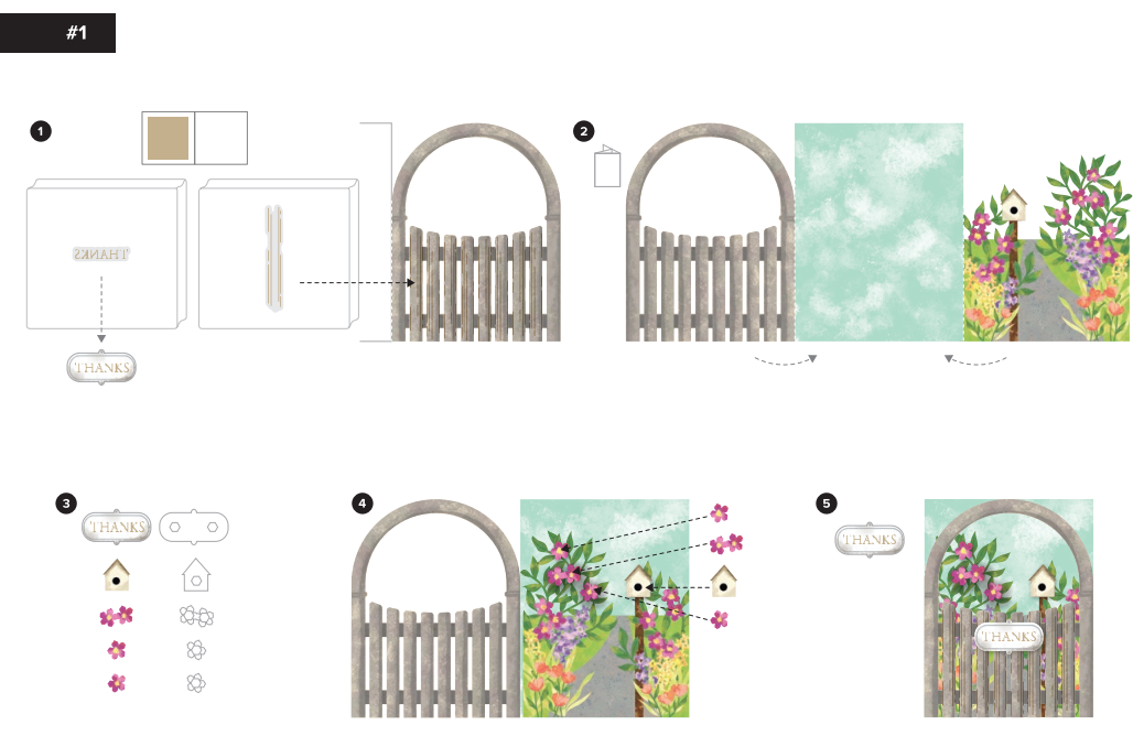 Stampin' Up! Online Exclusives Kits Collection Welcoming Garden Card Kit Instructions