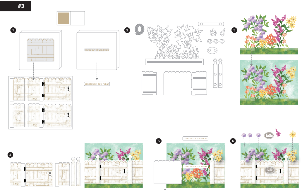 Stampin' Up! Online Exclusives Kits Collection Welcoming Garden Card Kit Instructions