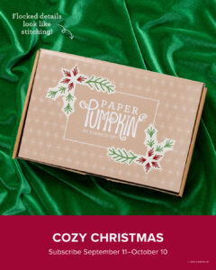 Stampin' Up! October 2025 Paper Pumpkin Kit Cozy Christmas