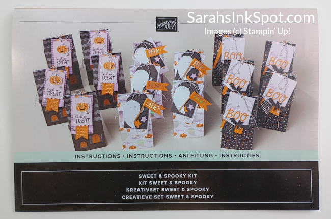 Stampin' Up! Sweet & Spooky Kit Halloween Treat Boxes