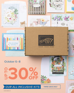 Stampin' Up! October 6-8 Up to 30% Off Sale on All Kits Collection Kit