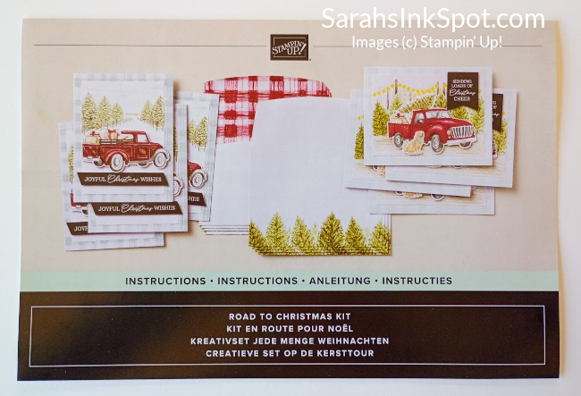 Stampin' Up! Road to Christmas Card Kit Holiday Kits Collection