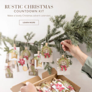 Stampin' Up! Rustic Christmas Countdown Advent Calendar Kit