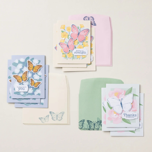 Stampin' Up! Butterfly Garden Card Kit Kits Collection