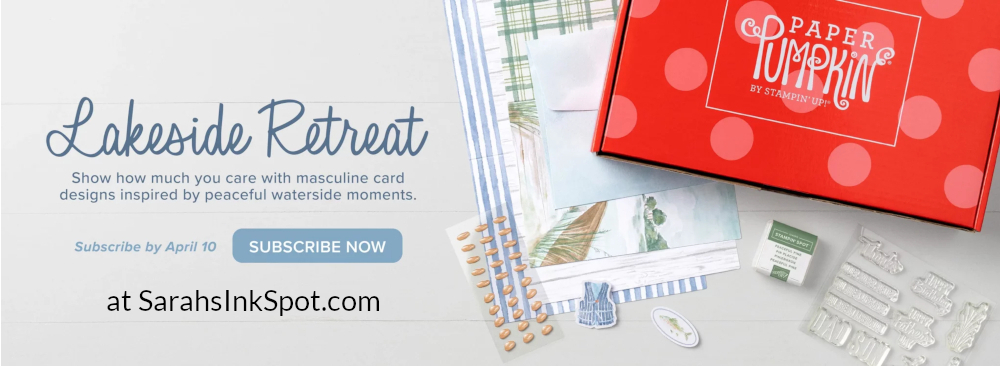 Stampin' Up! Lakeside Retreat April 2026 Paper Pumpkin Kit