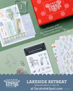 Stampin' Up! Lakeside Retreat April 2026 Paper Pumpkin Kit