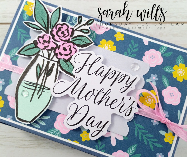 Stampin' Up! 3-D Mother's Day Lindt Chocolate Truffles and Starbucks Gift Card Treat Box