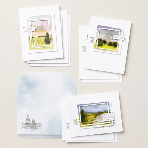 Stampin' Up! Serene Scenes Card Kit Kits Collection 