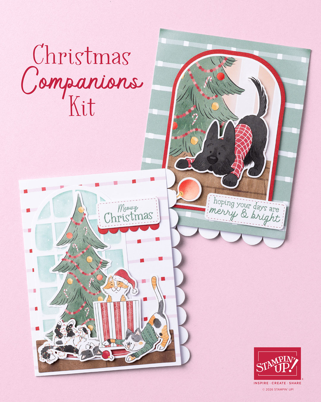Stampin' Up! Christmas Companions Card Kit Kits Collection 