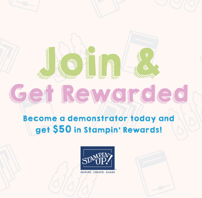 Stampin' Up! Join and get $50 in Stampin' Rewards for Free